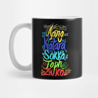 Team Avatar Names Mug